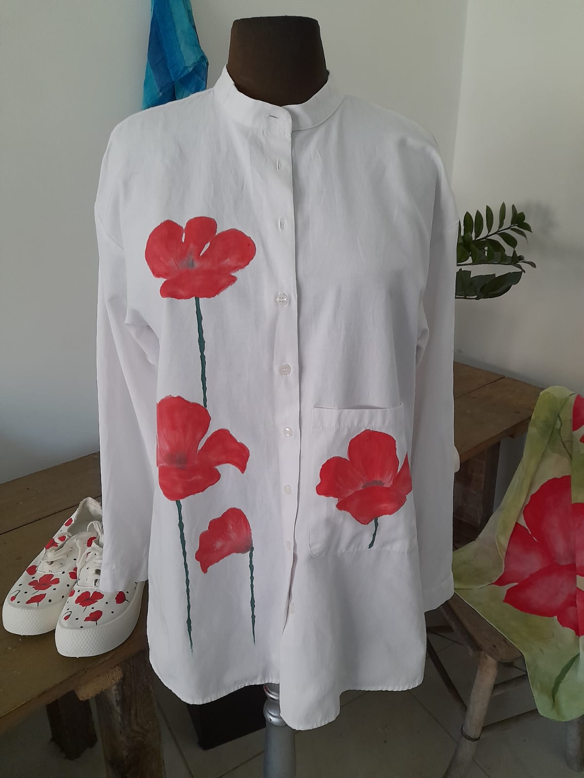 Ръчно рисувана риза