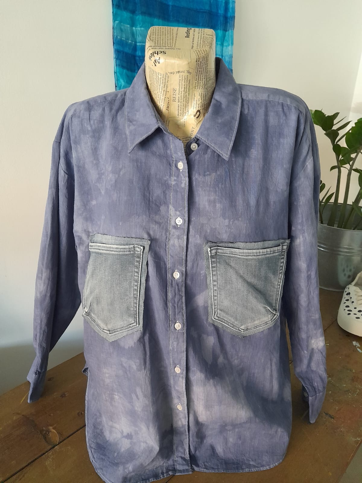 Ръчно багрена риза