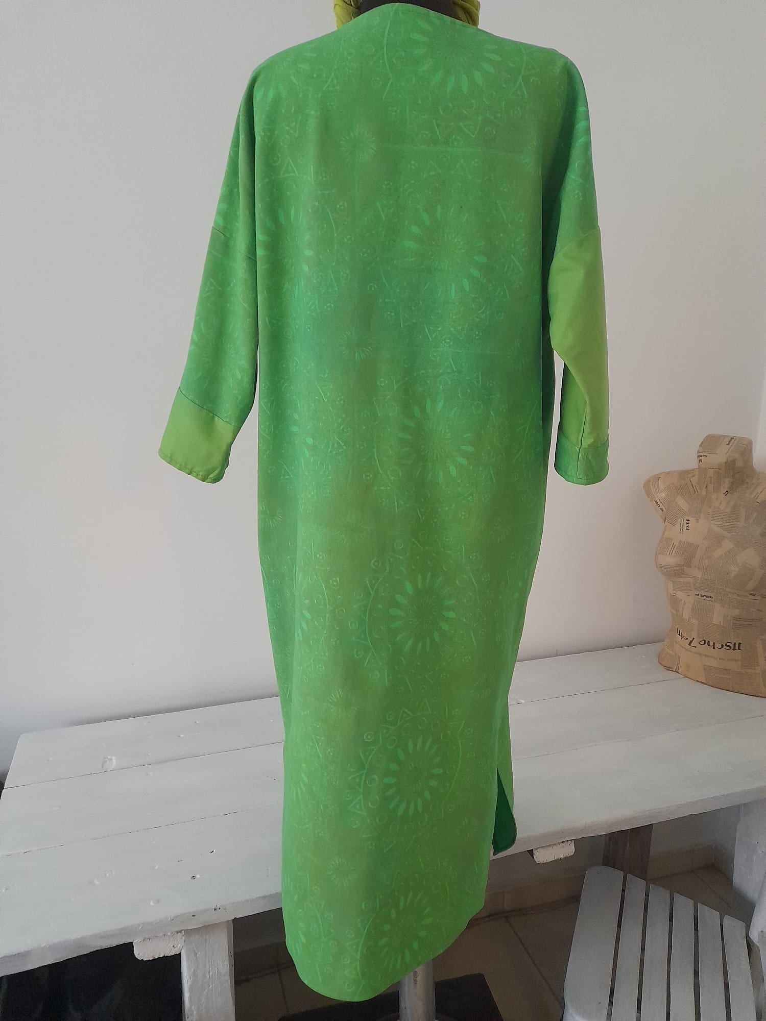 Ръчно багрена рокля