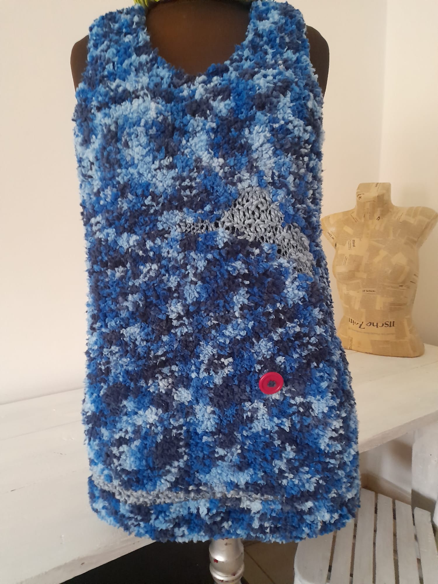 Пуловер без ръкав